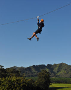 ziplining in kauai