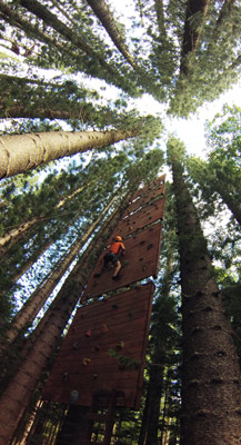 60 foot rock climbing wal