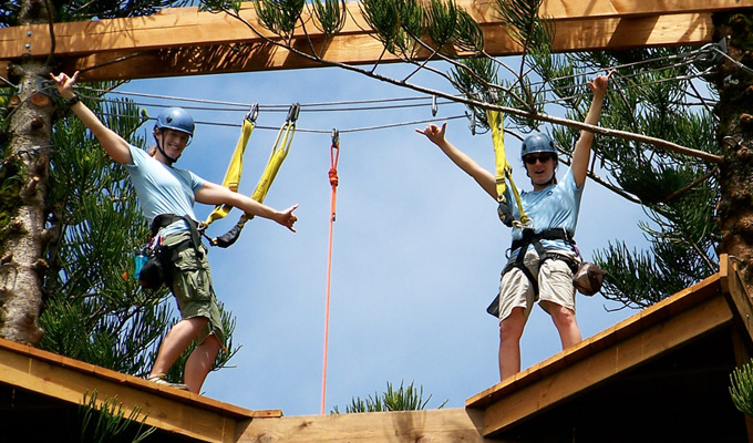Ropes challenge course
